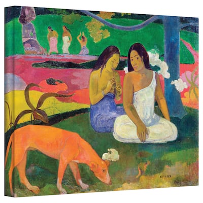 Paul Gauguin 'Arearea (The Red Dog)' Gallery-Wrapped Canvas Art