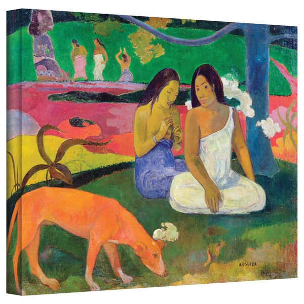 Shop Paul Gauguin 'Arearea (The Red Dog)' GalleryWrapped Canvas Art On Sale Free Shipping