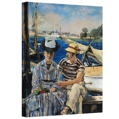 Art Wall Edouard Manet 'Argenteuil' Gallery-wrapped Canvas - Multi