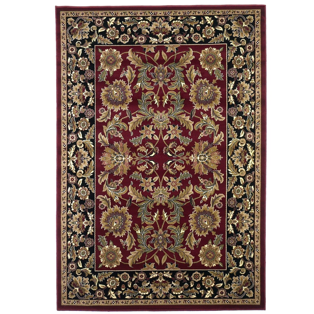 Legacy Kashan Red/ Black Rug (910 X 132)