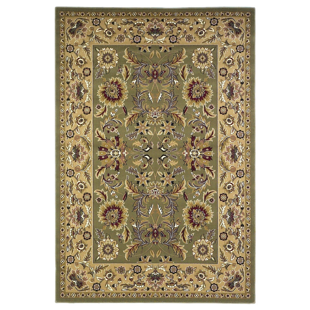 Legacy Kashan Green/ Taupe Rug (910 X 13)