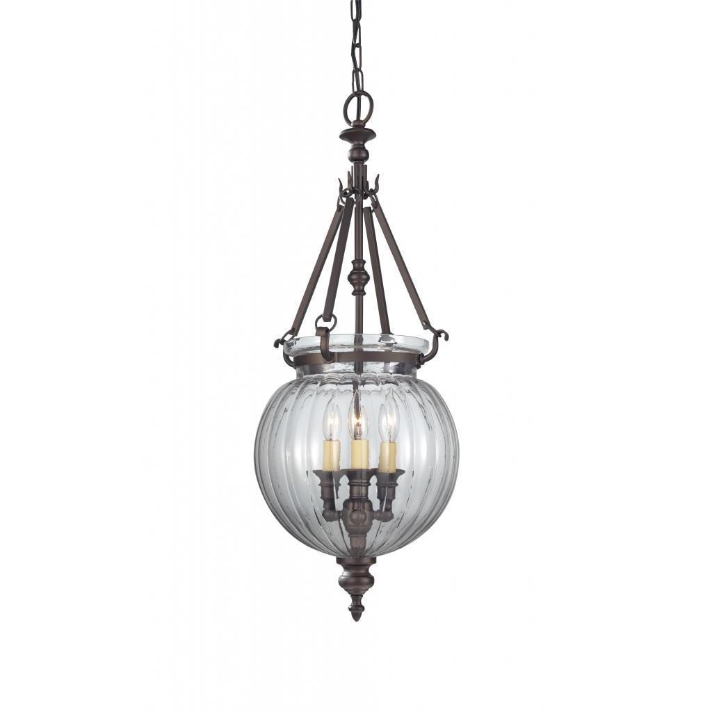 Oil Rubbed Bronze 3 light Luminary Chandelier