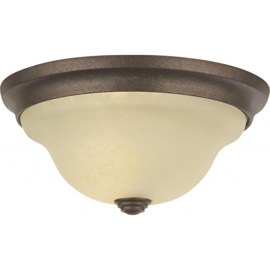 Hs Basic Coordinates Corinthian Bronze 1 light Indoor Flush Mount