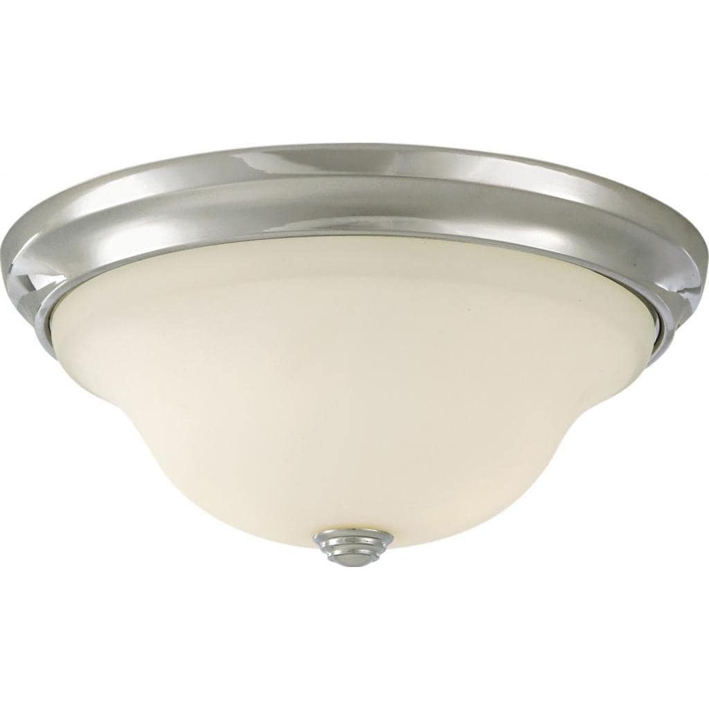 Hs Basic Coordinates Chrome 2 light Indoor Flush Mount