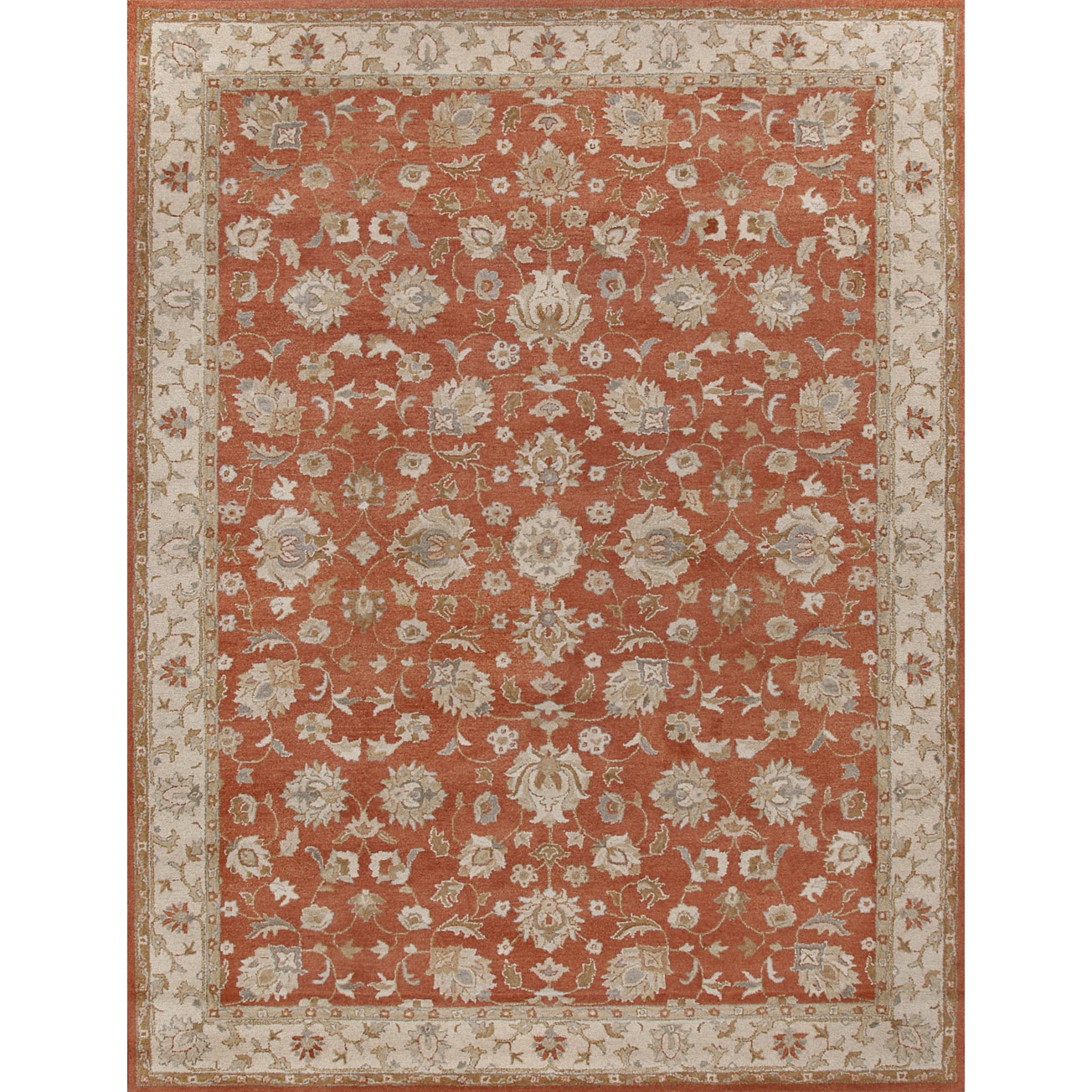 Handmade Dev Persian Rust Rug (9 X 12)