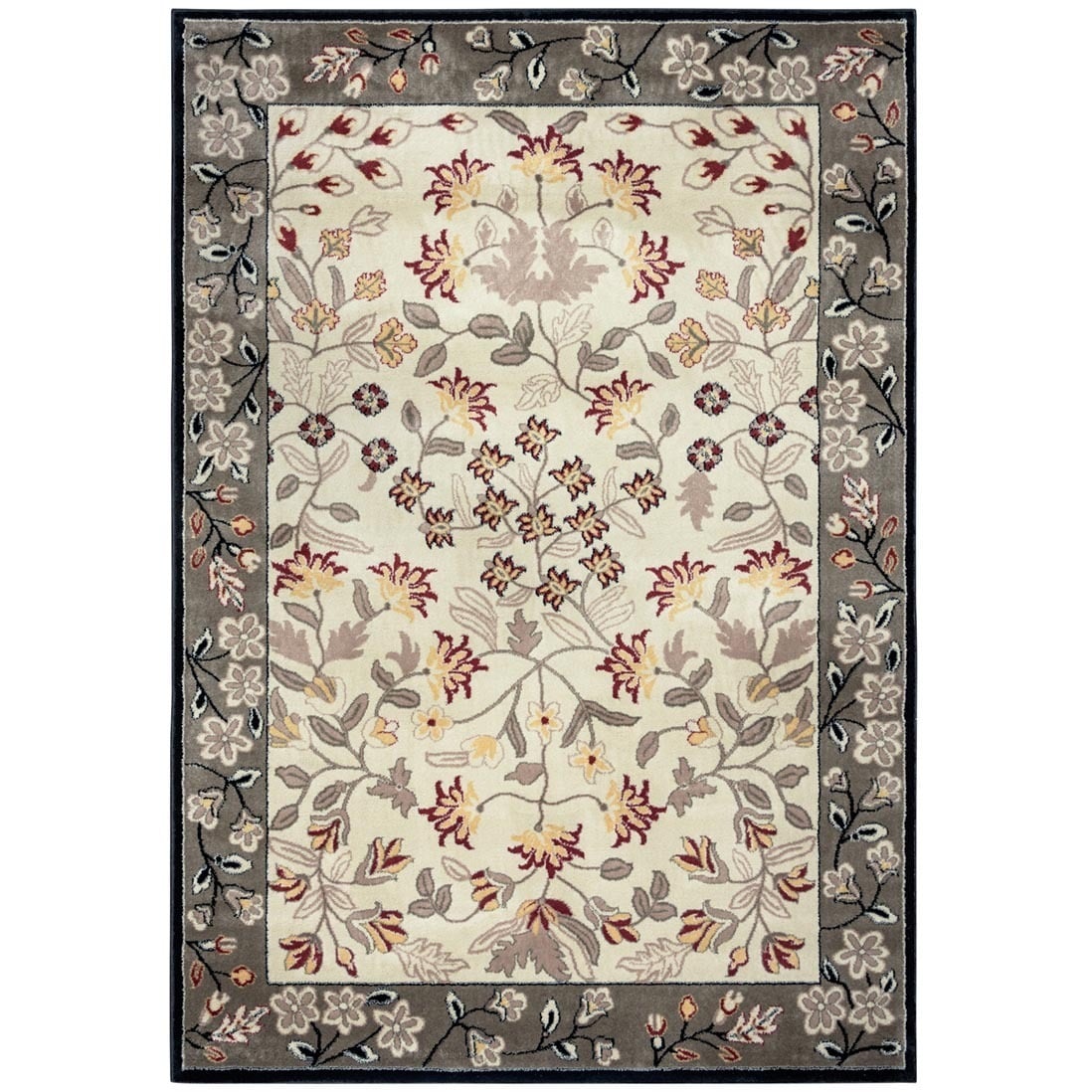 Power Loomed Handicraft Imports Gibraltar Ivory Area Rug (92 X 126)