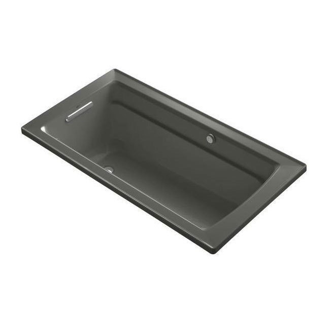 Kohler Archer 5 foot Thunder Grey Bubblemassage Bathtub