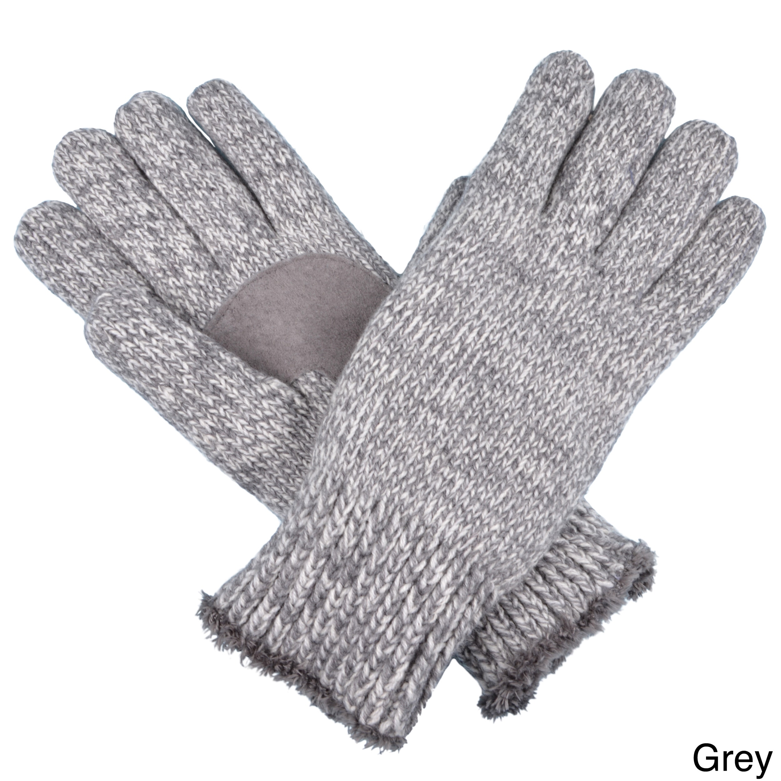 Isotoner Womens Microluxe Lined Knit Gloves