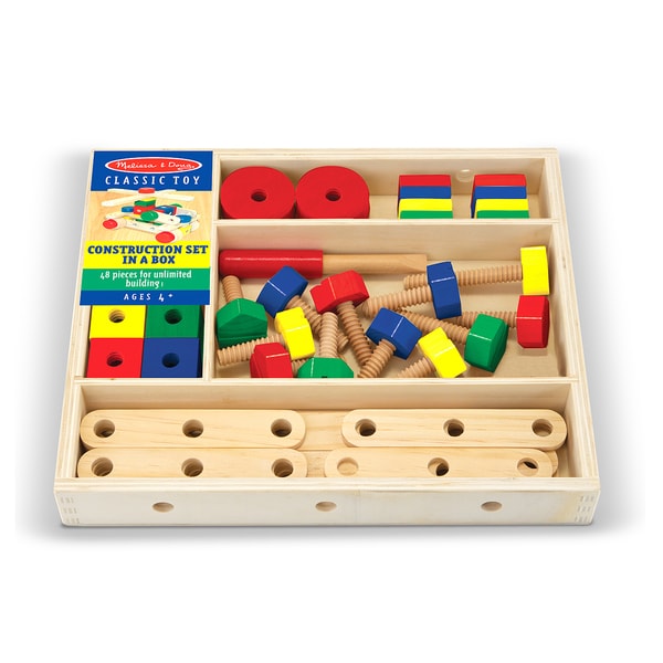 melissa &doug construction jigsaw puzzles in a box