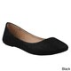 shiny ballerina flats