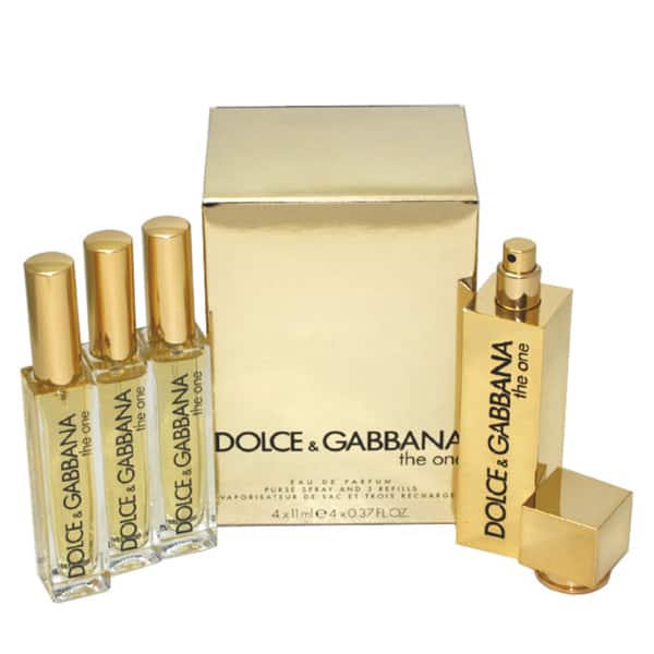 Dolce Gabbana The One Women S 0 37 Ounce Eau De Parfum Purse Spray With 3 Refills Overstock