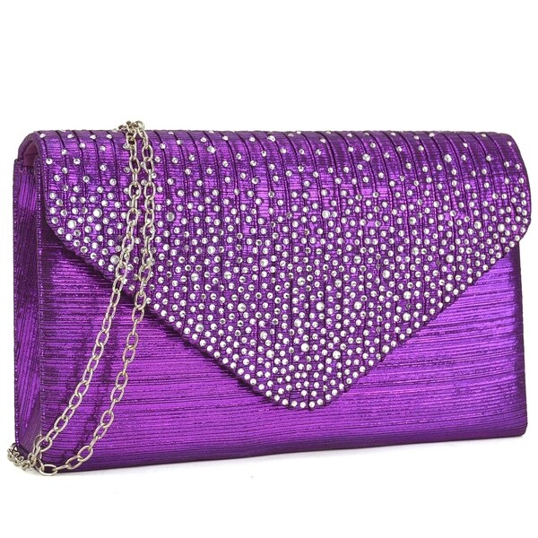 lilac clutch bag and shoes