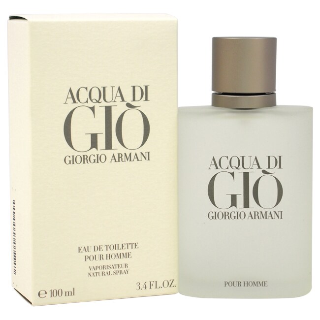 Shop Giorgio Armani Acqua Di Gio Men S 3 4 Ounce Eau De Toilette Spray Overstock