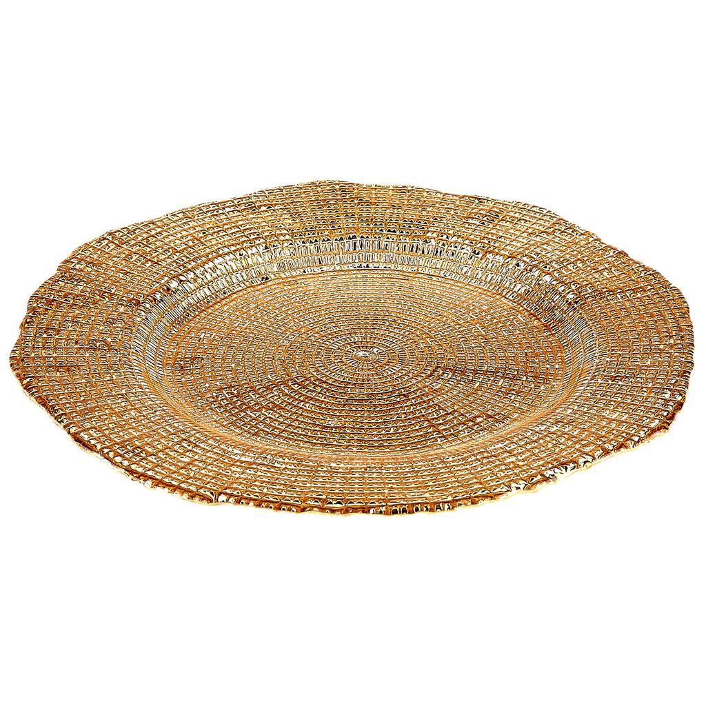 IMPULSE! Eternity Gold Dinner Plates (Set of 4)