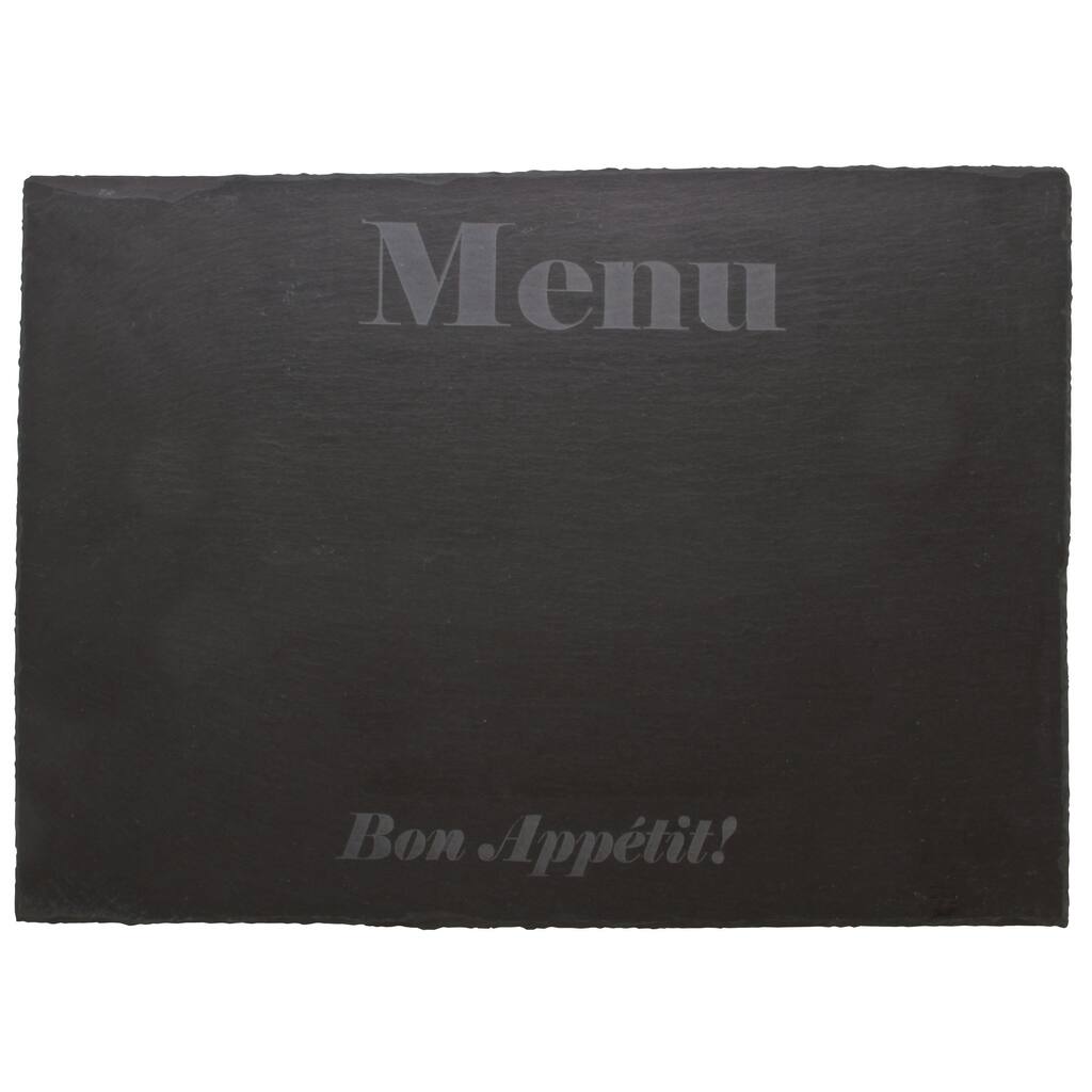 Bon Appetit Slate Menu Board with Chalk