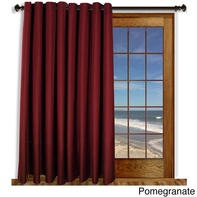 Glasgow Grommet 84inch Extra Wide Curtain Panel