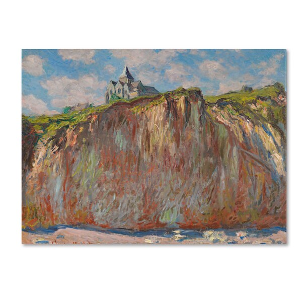 Claude Monet The Church at Varengeville, Grey Weather Hand Painted
