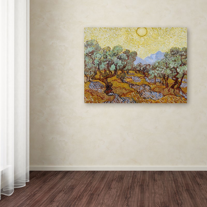 Vincent van Gogh 'Olive Trees 1889' Canvas Art - Multi