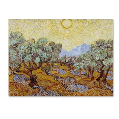 Vincent van Gogh 'Olive Trees 1889' Canvas Art - Multi
