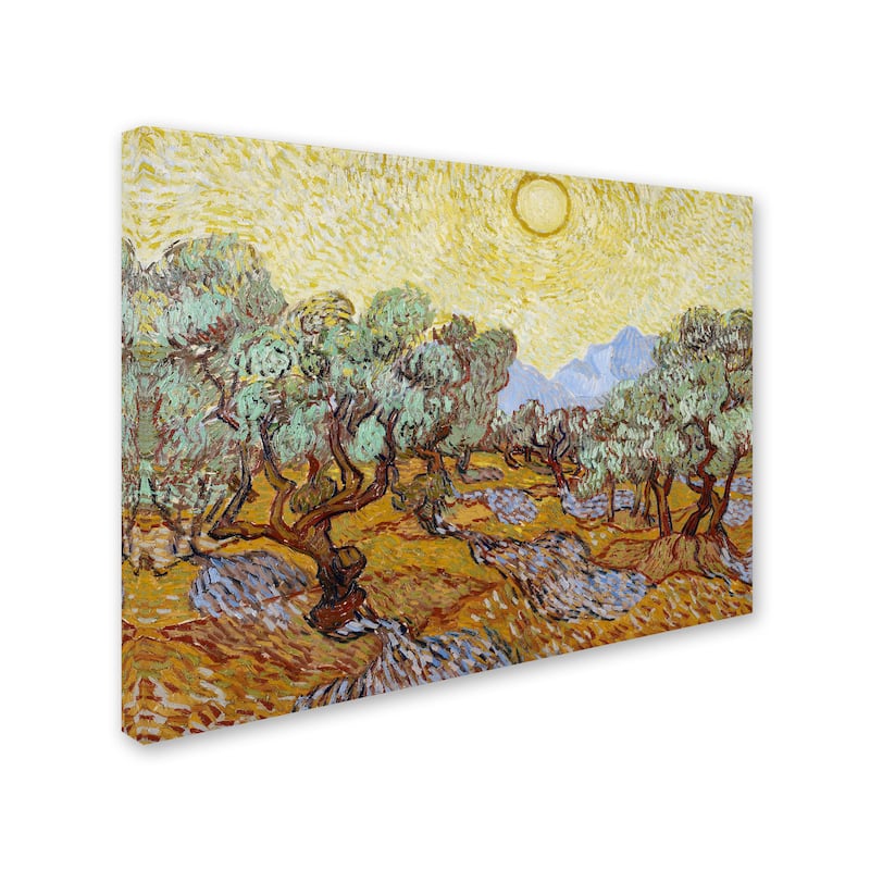 Vincent van Gogh 'Olive Trees 1889' Canvas Art - Multi