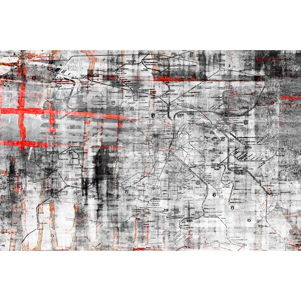 Shop Parvez Taj 'Metro' Canvas Art Multicolor Free Shipping Today