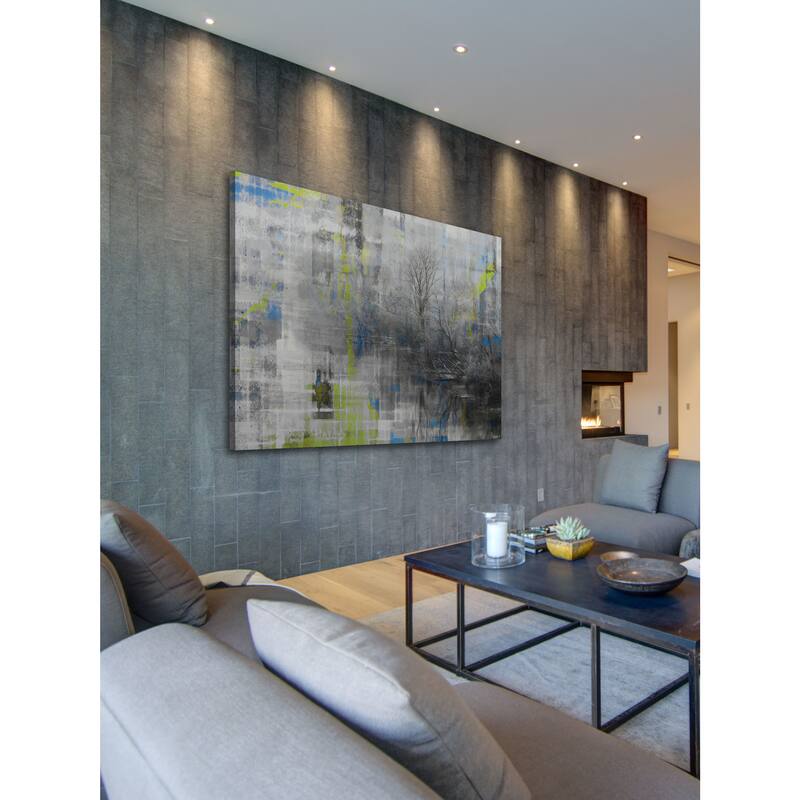 Parvez Taj 'Misty Lake' Canvas Art