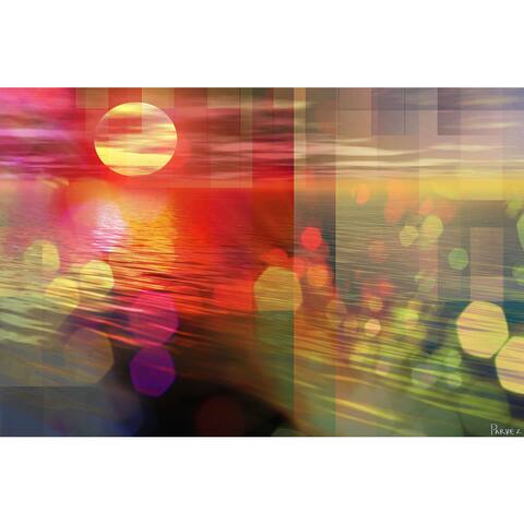 Handmade Parvez Taj - Sunset Canvas Art