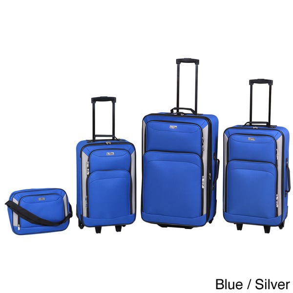 Shop Chaps Sedona Collection 4-piece Luggage Set - Free Shipping Today ...