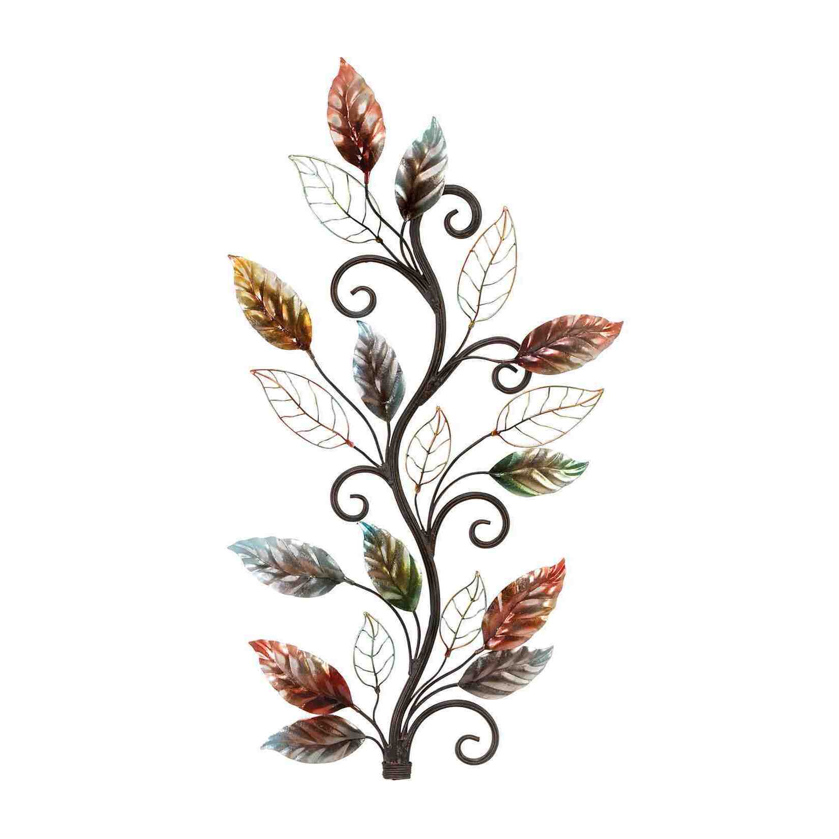 Metal Leaf Wall Decor