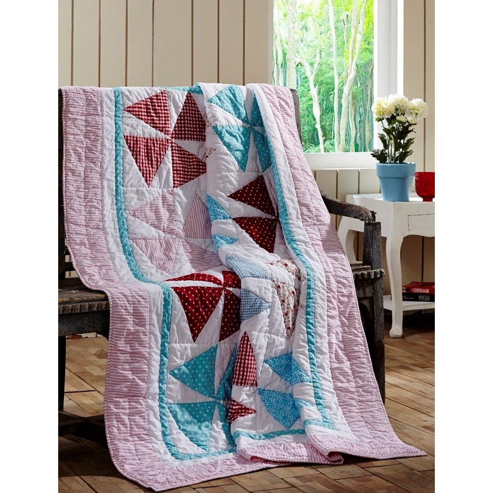 Piper Cotton Quilted Throw Blanket