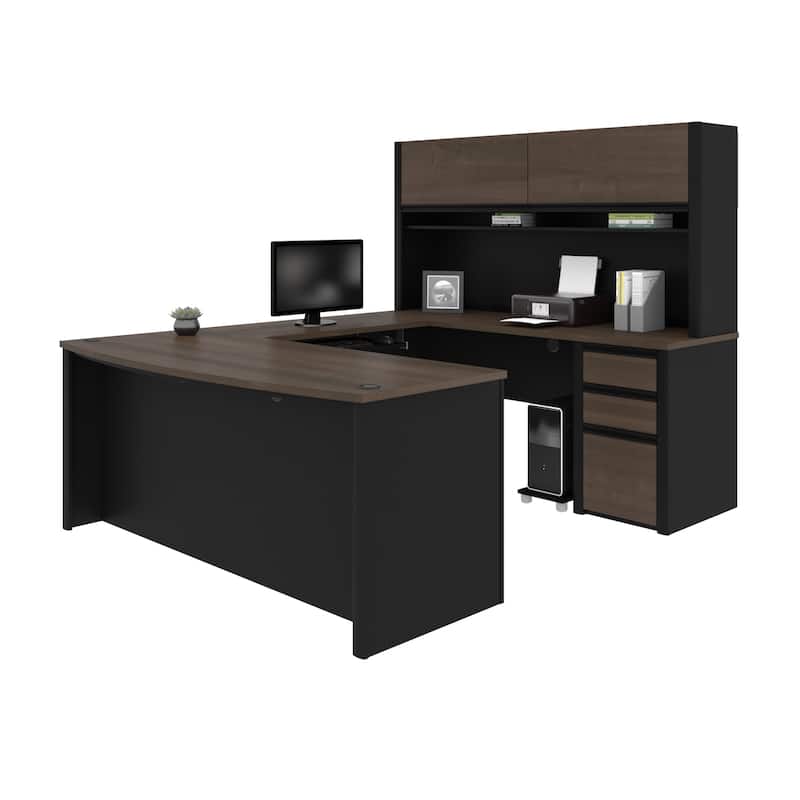 Bestar Connexion U-shaped Workstation Desk Kit
