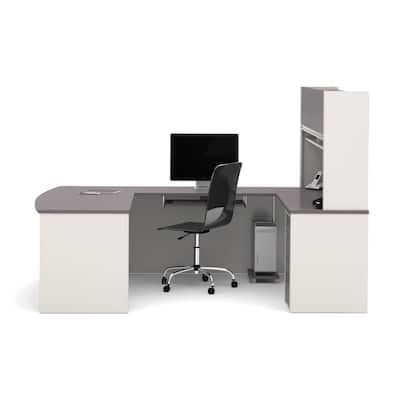 Bestar Connexion U-shaped Workstation Desk Kit