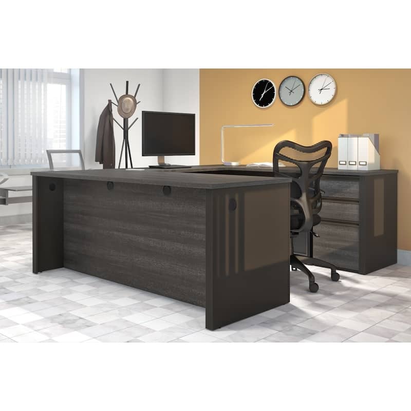 Bestar Prestige U-shaped Workstation Desk Kit