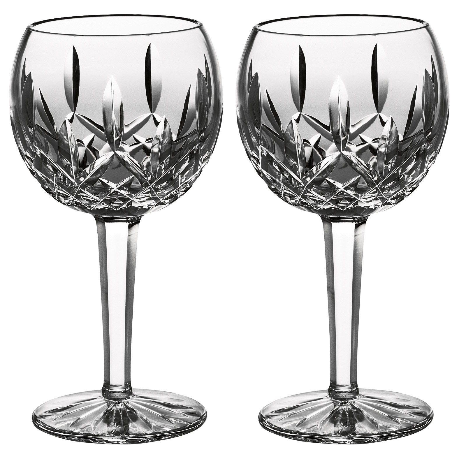 Two x Striped Martini Glasses - Pink + Amber