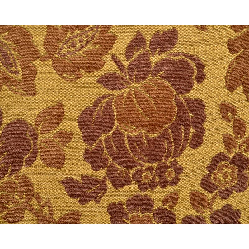 Cortland Honey Camelback Nail Trim Dining Chairs (Set of 2) - 21 inches w. x 26 inches d. x 41 inches h.