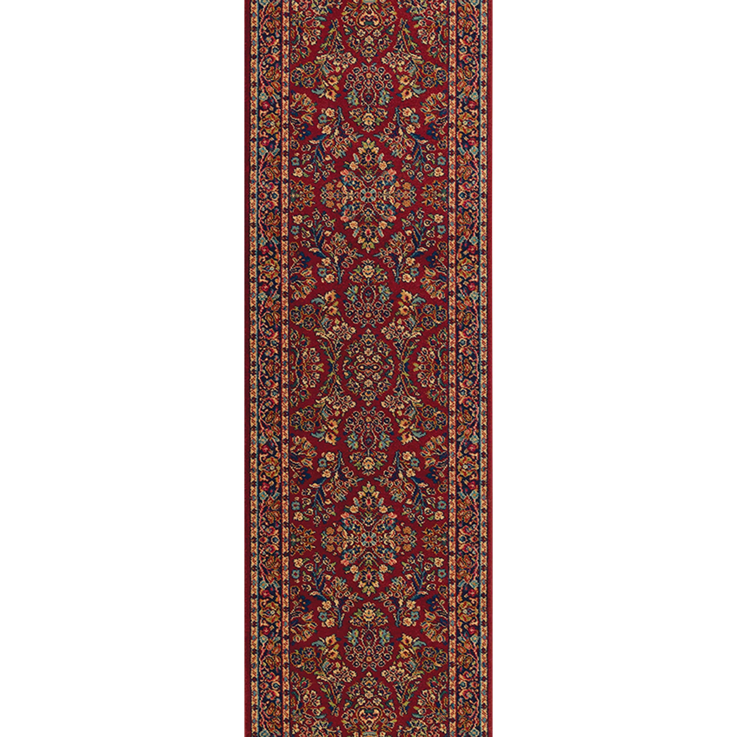 Original Karastan Red Sarouk Rug (26 X 86)