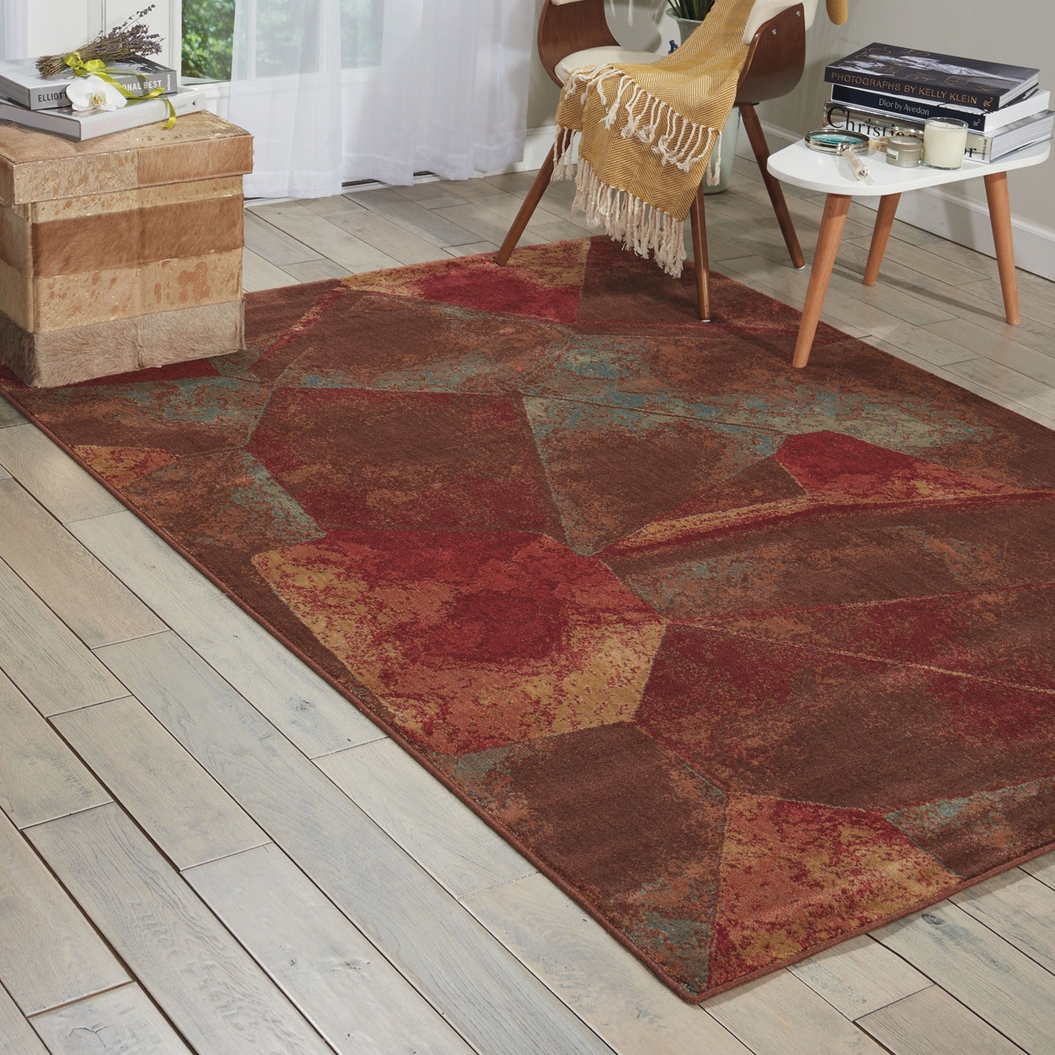 Nourison Somerset Multicolor Abstract Design Rug (36 X 56)