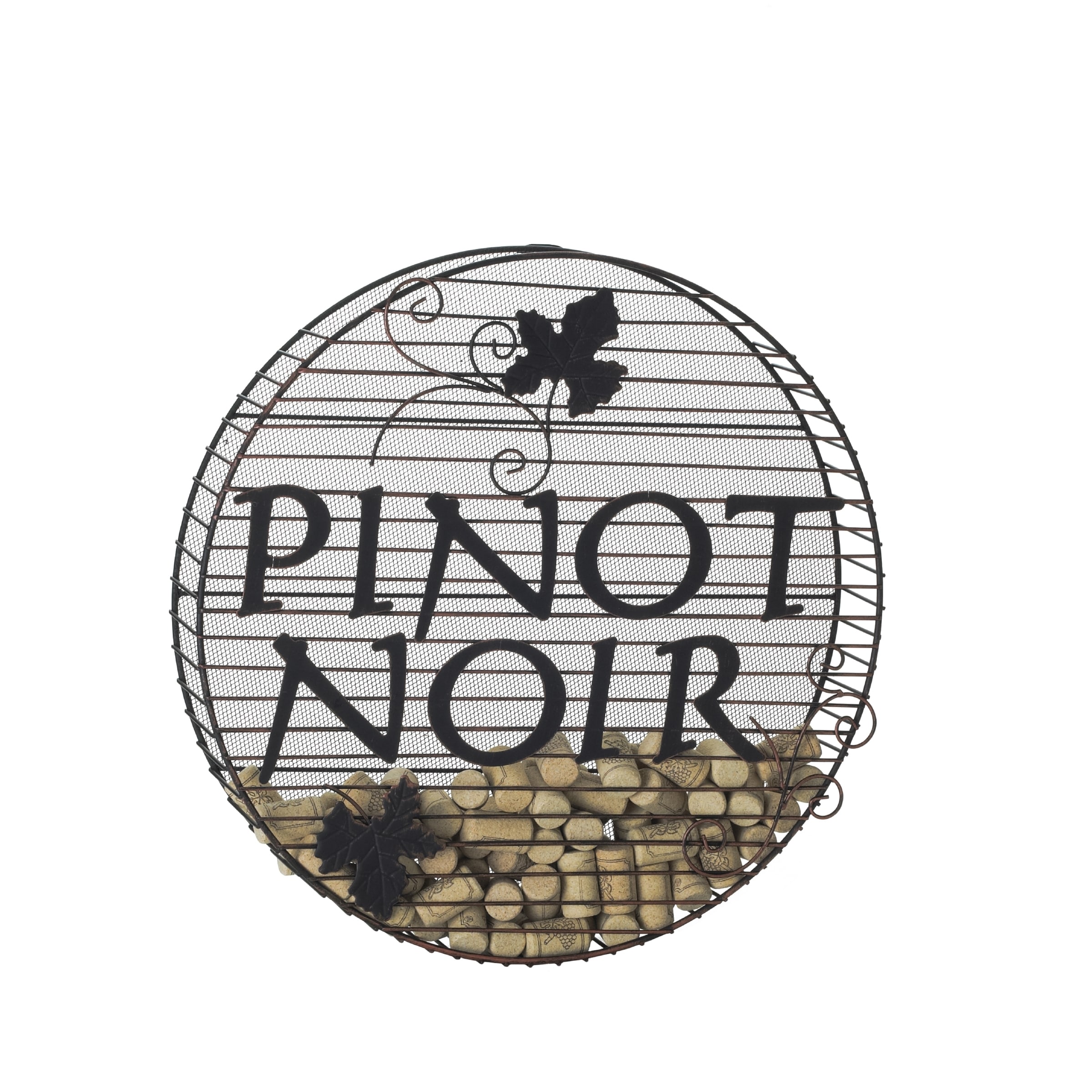 Elements Pinot Noir 16 inch Wire Wall Cork Holder