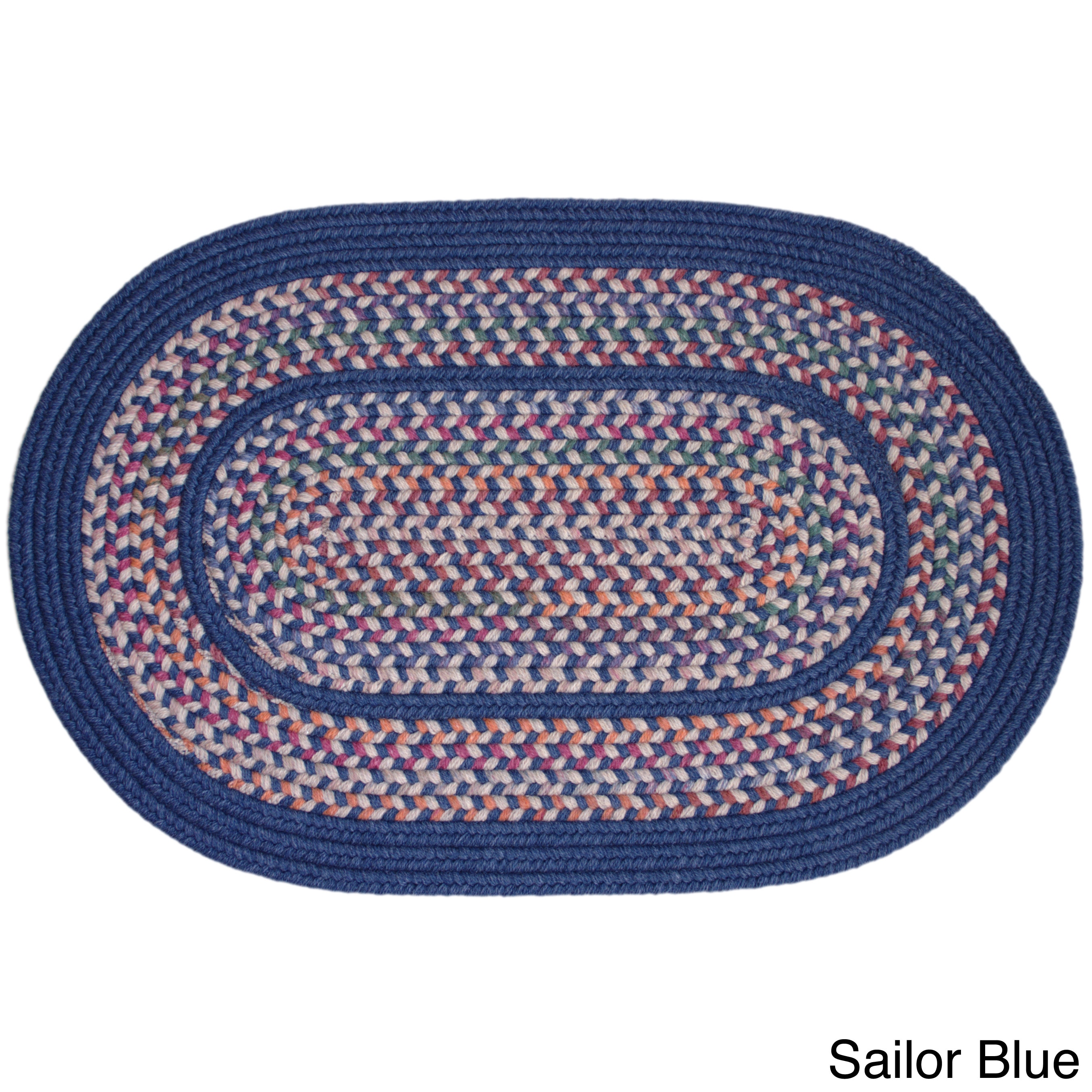 Tahoe Wool Blend Braided Area Rug (10 Round)