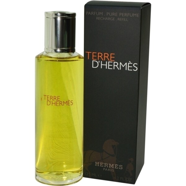 Shop Hermes Terre D Hermes Men's 4.2-ounce Pure Perfume Refill - Free ...