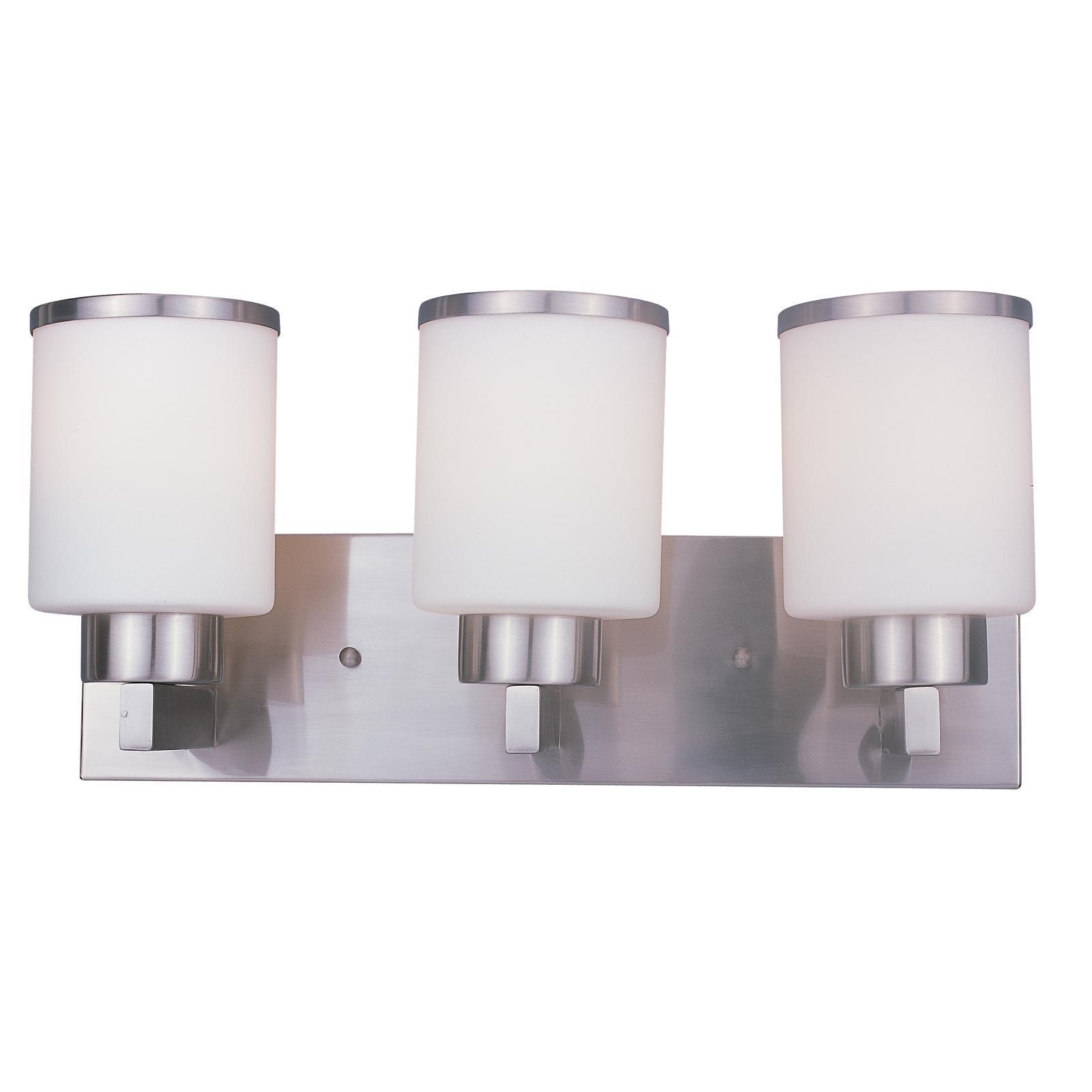 Z lite White Glass 3 light Vanity