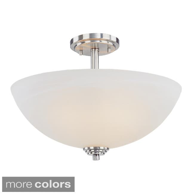 Z lite Minimalist 3 light Semi flush Mount Pendant