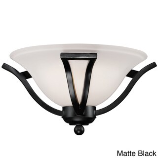 Z-Lite 1-light Black Matte Wall Sconce