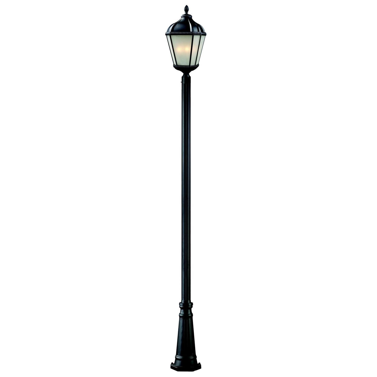 Z lite 3 light Black Post Light