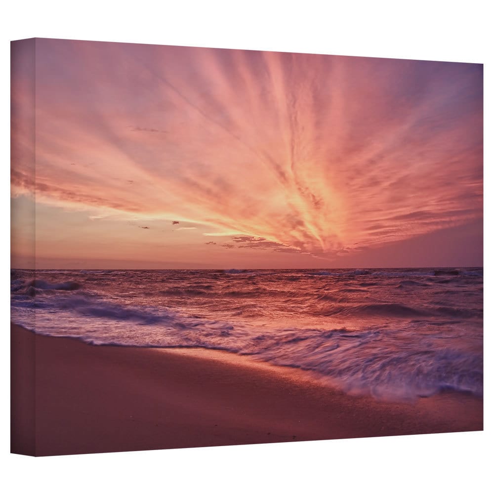 Art Wall Dan Wilson Outer Banks Sunset Iii Gallery Wrapped Canvas Overstock 8611707