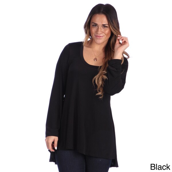 high low tunic tops plus size