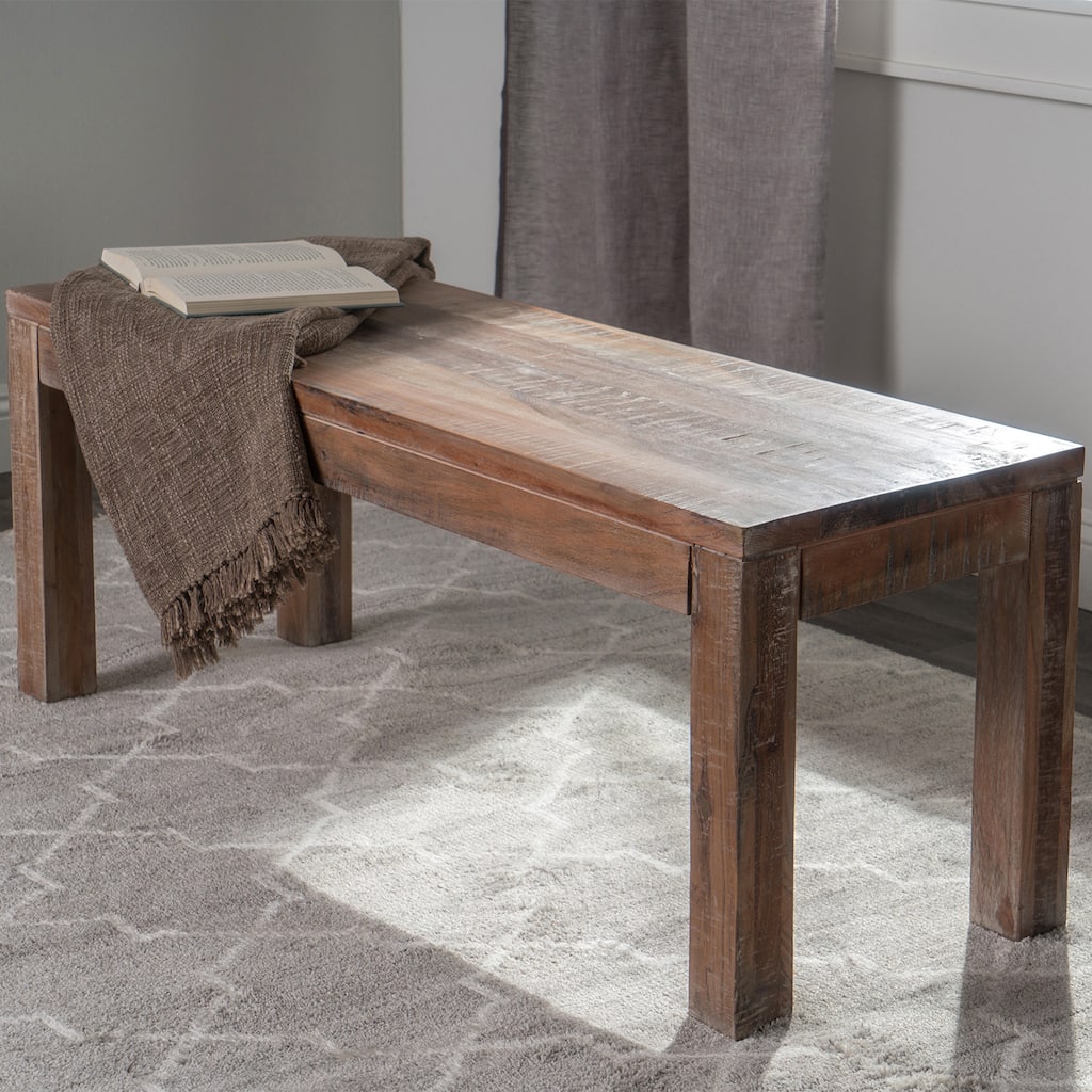 Hamshire Reclaimed Wood 47-inch Bench by Kosas Home