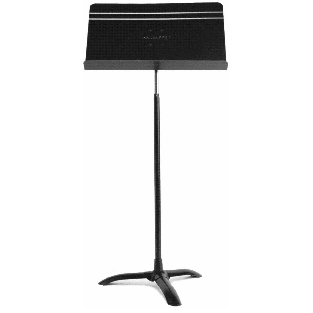 Manhasset M48 Symphony Music Stand Ac48s (BlackLongest lasting, most durable music stand madeRugged, all aluminum, lightweight desks are ribbed for extra strengthBaked on, glare free, black textured finish resists scratches and chippingBase provides excel