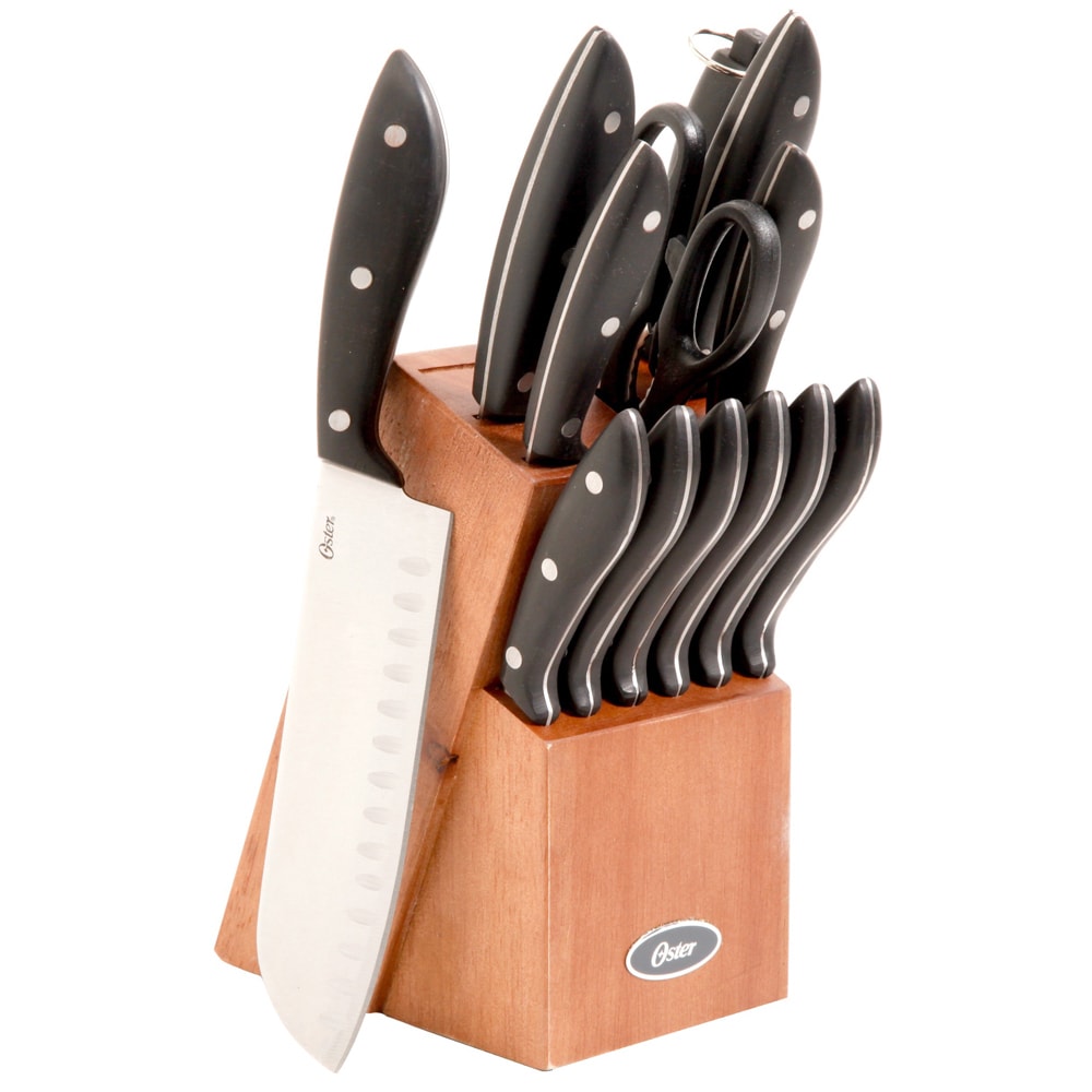 Oster Huxford 14 piece Stainless Steel Knife Block Set