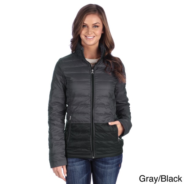 Womens Lightweight Down Jacket - 15881216 - Overstock.com Shopping ...